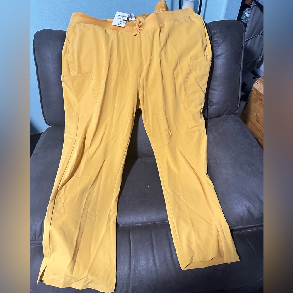 Mandala Scrub Pants - Honey - 9 Pocket Cargo Pants - 4XL